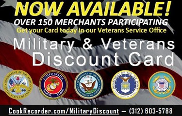 cook county vet discount card